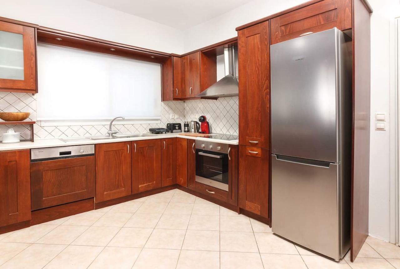 Charming And Comfy House Apartment Agia Marina  Bagian luar foto