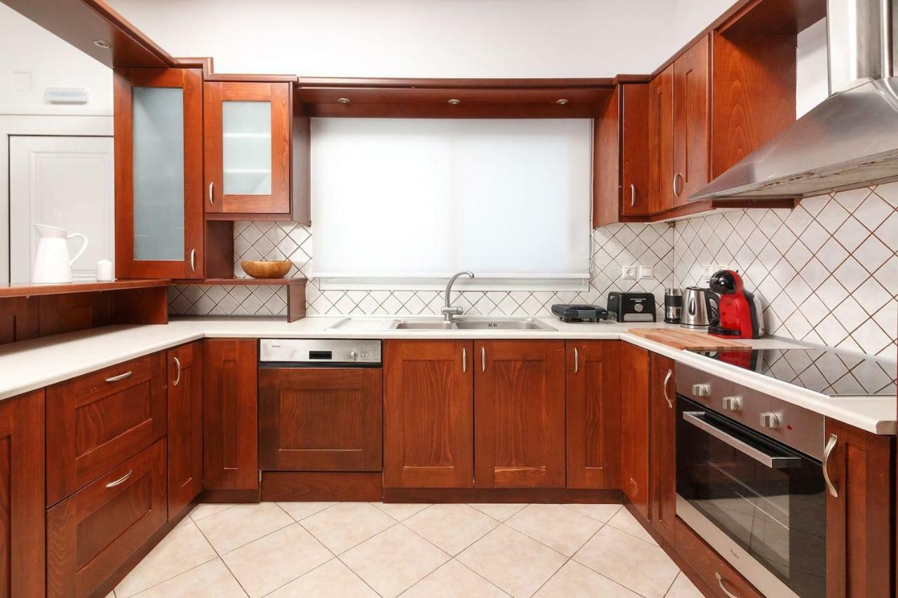 Charming And Comfy House Apartment Agia Marina  Bagian luar foto